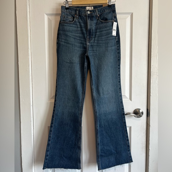 PacSun Jeans high waisted bootcut in Dark Indigo - Picture 3 of 7